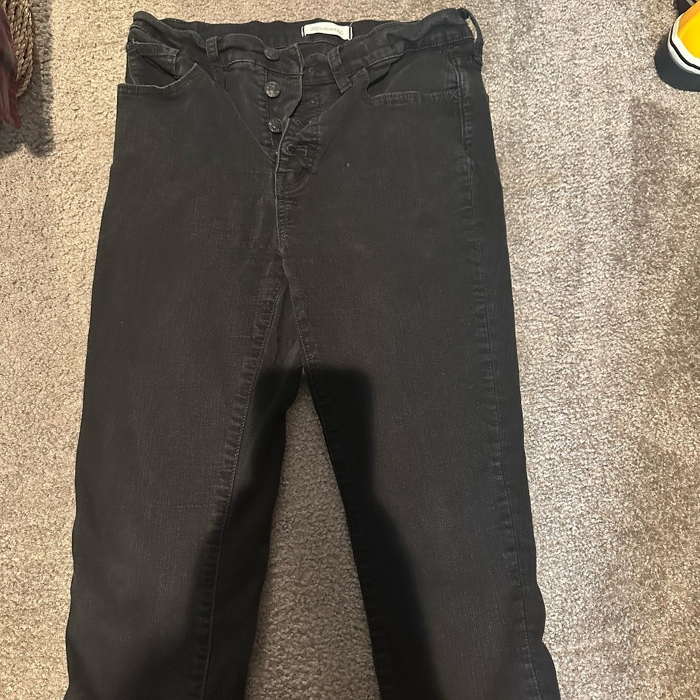 MADEWELL BLACK SKINNY JEANS SIZE 29